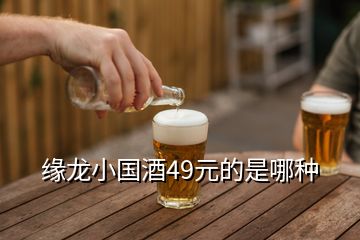 緣龍小國(guó)酒49元的是哪種