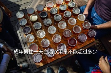 成年男性一天白酒飲用量不能超過(guò)多少