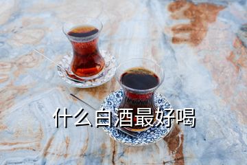 什么白酒最好喝