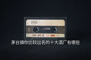 茅臺(tái)鎮(zhèn)你比較出名的十大酒廠(chǎng)有哪些
