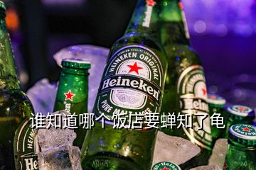 誰知道哪個(gè)飯店要蟬知了龜