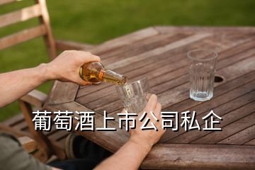 葡萄酒上市公司私企