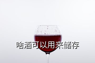 啥酒可以用來儲(chǔ)存