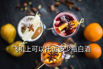 飛機上可以托運多少瓶白酒