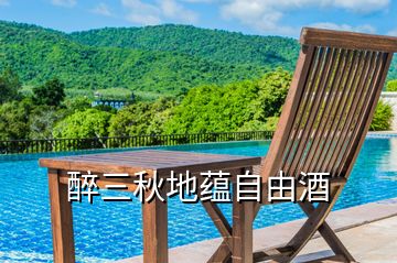 醉三秋地蘊自由酒