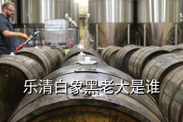 樂清白象黑老大是誰(shuí)