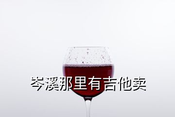 岑溪那里有吉他賣