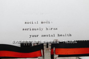 樅木紅酒是國內(nèi)品牌么跟張?jiān)＿@些是一個(gè)檔次的么