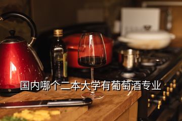 國(guó)內(nèi)哪個(gè)二本大學(xué)有葡萄酒專業(yè)