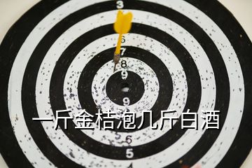 一斤金桔泡幾斤白酒