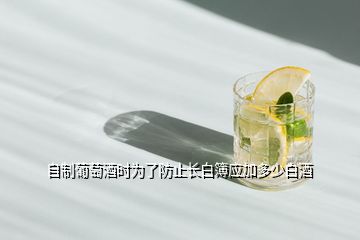自制葡萄酒時為了防止長白簿應加多少白酒