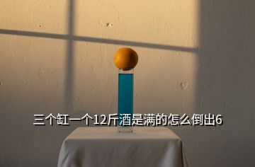 三個(gè)缸一個(gè)12斤酒是滿(mǎn)的怎么倒出6