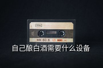 自己釀白酒需要什么設備