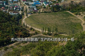 貴州國賓酒臺朗酒廠生產(chǎn)的42的多少錢一瓶