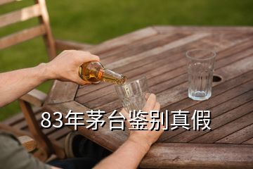 83年茅臺(tái)鑒別真假