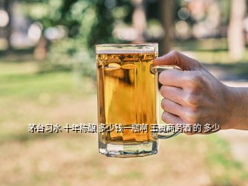 茅臺(tái)習(xí)水 十年陳釀 多少錢(qián)一瓶啊 王貢商務(wù)酒 的 多少