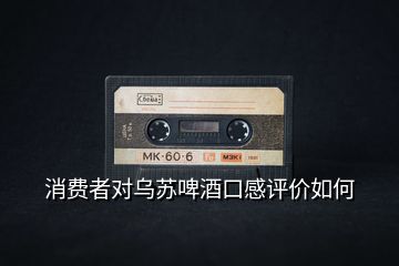 消費者對烏蘇啤酒口感評價如何
