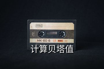 計算貝塔值