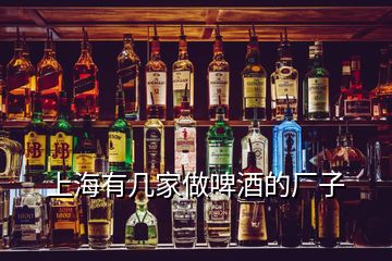 上海有幾家做啤酒的廠子