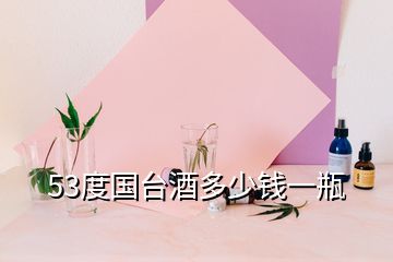 53度國(guó)臺(tái)酒多少錢一瓶