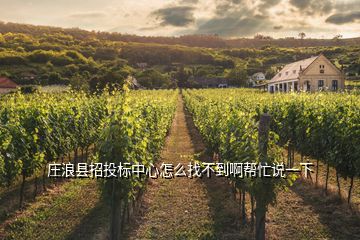莊浪縣招投標(biāo)中心怎么找不到啊幫忙說(shuō)一下