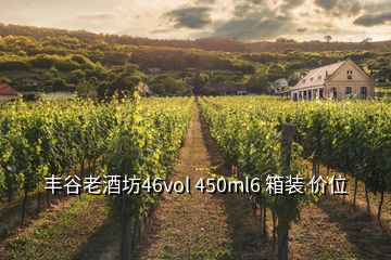 豐谷老酒坊46vol 450ml6 箱裝 價(jià)位