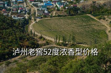 瀘州老窖52度濃香型價格