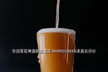 華潤(rùn)雪花啤酒新品雪花 MARRSGREEN求真實(shí)評(píng)價(jià)