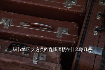 畢節(jié)地區(qū) 大方縣的鑫隆酒樓在什么路幾號(hào)