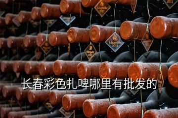 長春彩色扎啤哪里有批發(fā)的