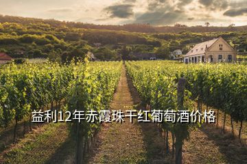 益利12年赤霞珠干紅葡萄酒價格