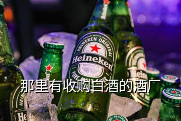 那里有收購(gòu)白酒的酒廠