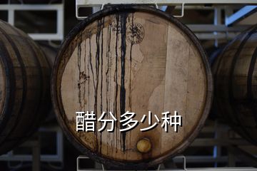 醋分多少種