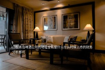 山東青島啤酒公司的地址全名是什么什么時候上市的財務分析那可