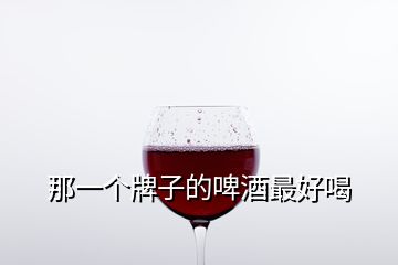 那一個牌子的啤酒最好喝