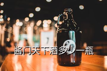 醬門(mén)天下酒多少一瓶