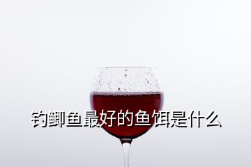 釣鯽魚(yú)最好的魚(yú)餌是什么