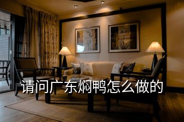 請(qǐng)問(wèn)廣東燜鴨怎么做的