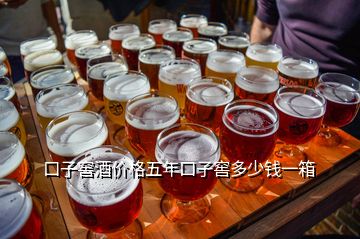 口子窖酒價格五年口子窖多少錢一箱