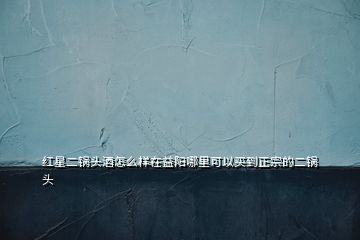 紅星二鍋頭酒怎么樣在益陽(yáng)哪里可以買到正宗的二鍋頭