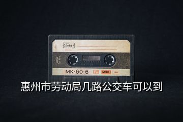 惠州市勞動(dòng)局幾路公交車(chē)可以到