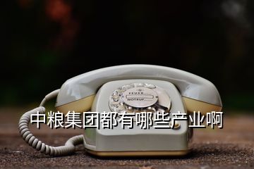 中糧集團(tuán)都有哪些產(chǎn)業(yè)啊