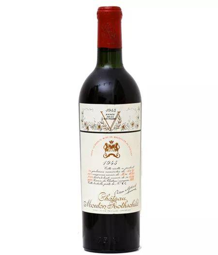 1945年木桐酒莊紅葡萄酒:全球僅存極少數(shù)量，是值得收藏的珍品